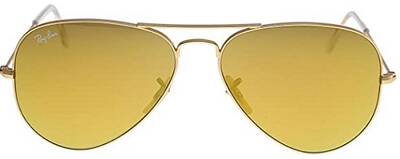 Ray-Ban 3025 112/93 Aviator Gold Mirror Sunglasses 58mm