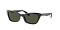 Ray-Ban Lady Burbank 0RB2299 Green Lens Sunglasses 52mm