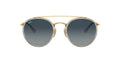 Ray-Ban 0RB3647N Round Double Bridge Sunglasses 51mm