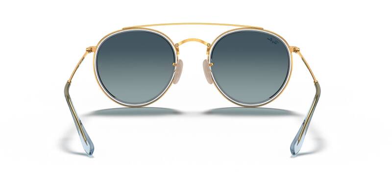 Ray-Ban 0RB3647N Round Double Bridge Sunglasses 51mm