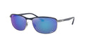 Ray-Ban 0RB3671CH Blue Lens Metal Square Sunglasses 60mm