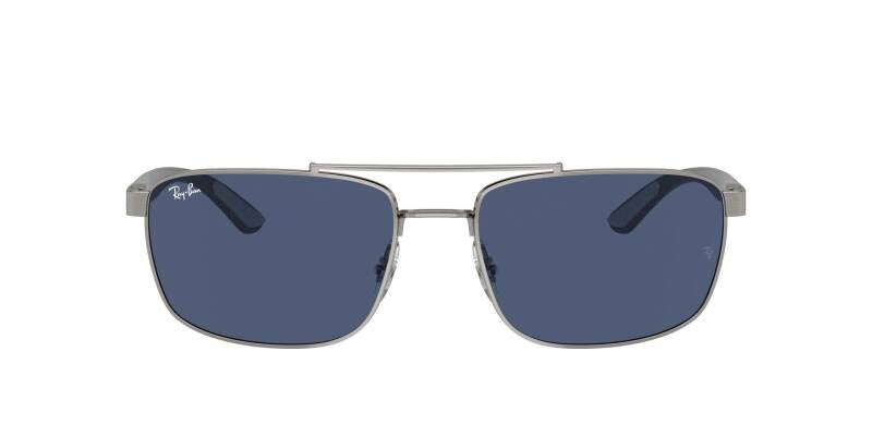 Ray-Ban 0RB3737 004/8060 Metal Square Men's Sunglasses 60mm
