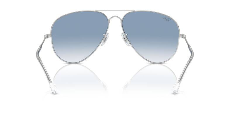 Ray-Ban 0RB3825 003/3F58 Metal Frame Blue Lens Sunglasses 58mm