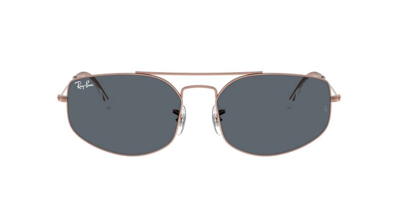 Ray-Ban 0RB3845 9035R560 Men's Metal Sunglasses Blue Lens 60mm
