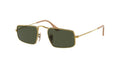 Ray-Ban 0RB3957 Metal Square Sunglasses Green Lenses 49mm