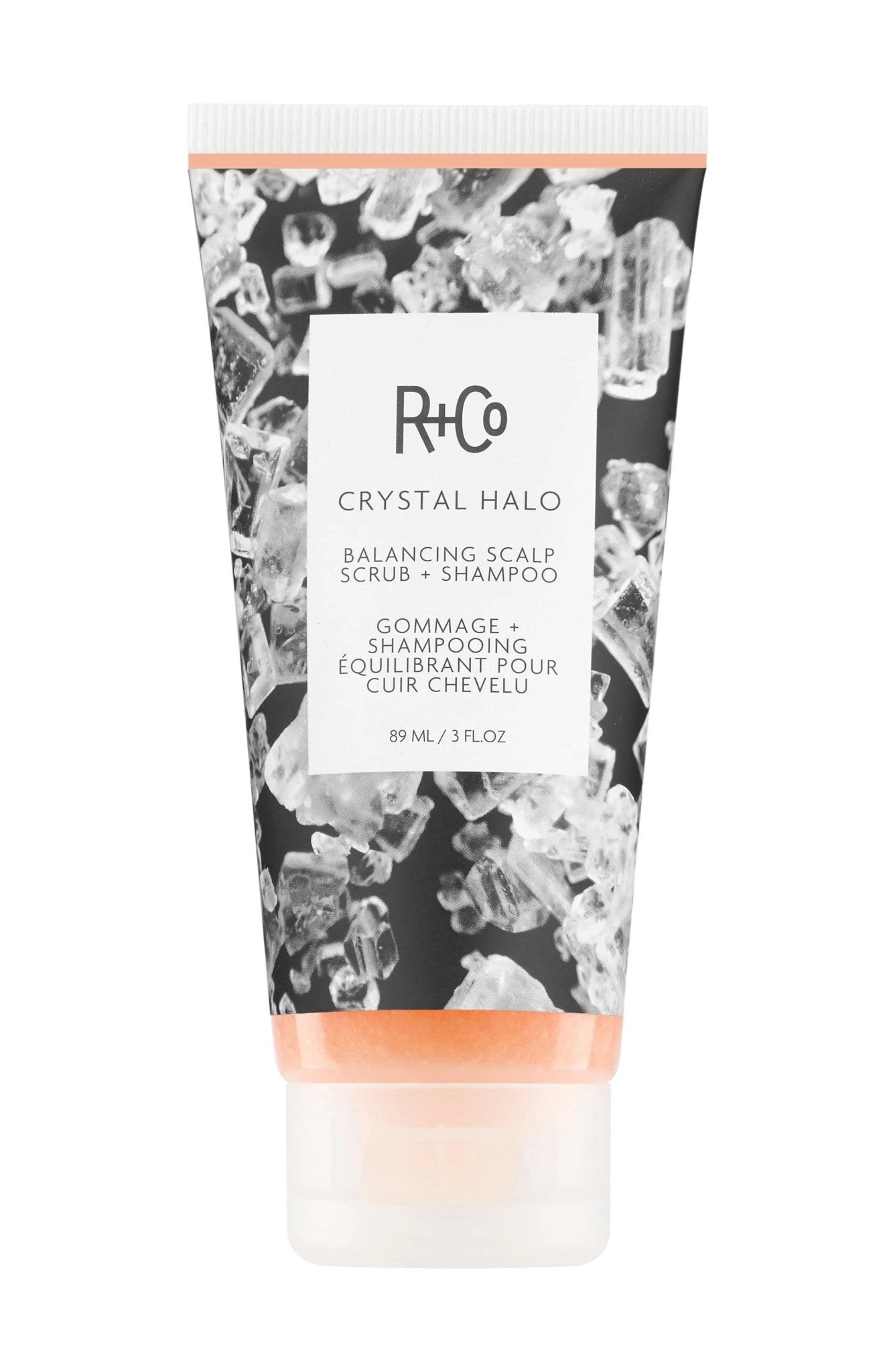 R+Co Crystal Halo Balancing Scalp Scrub + Shampoo, 3 oz