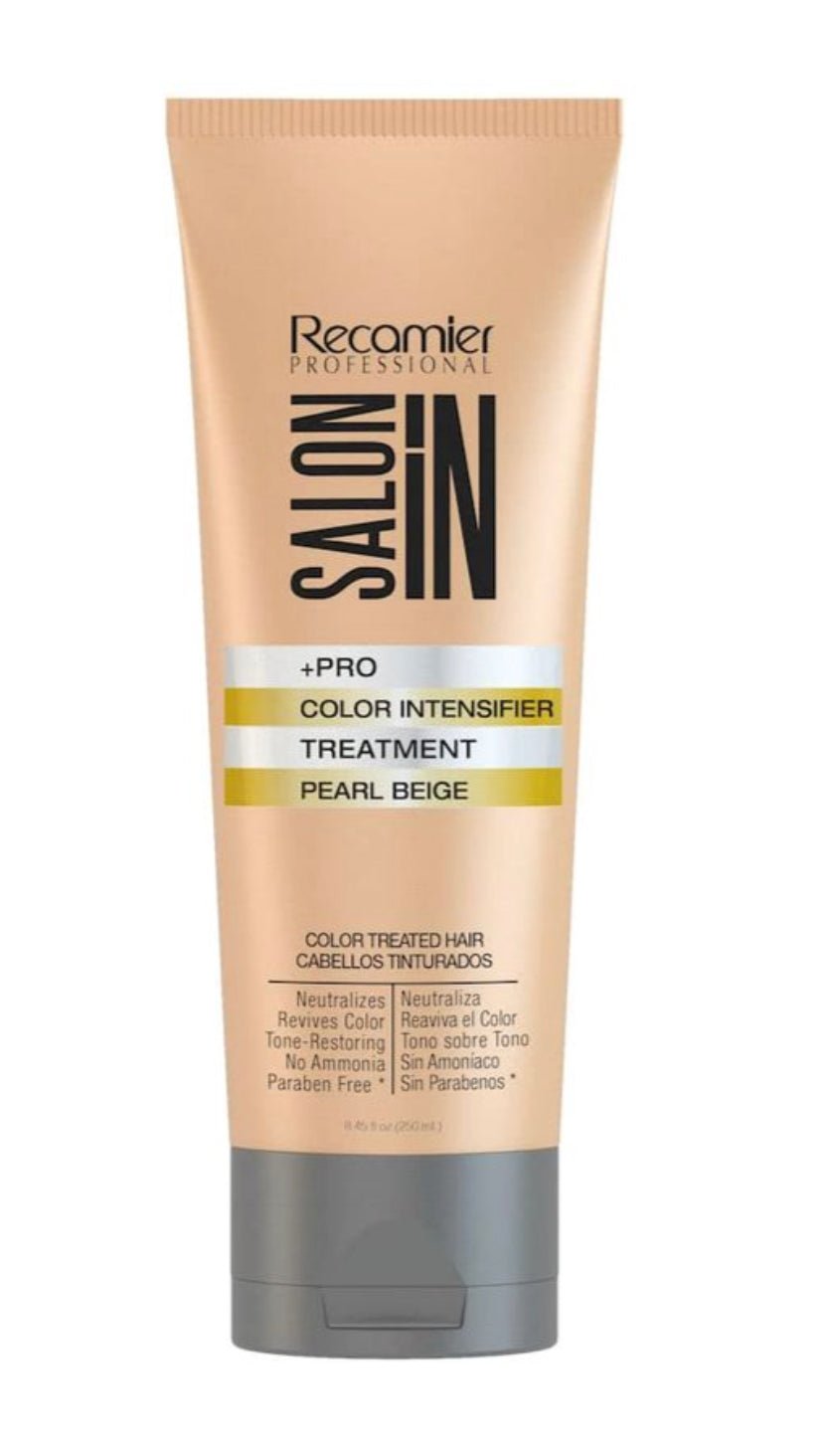 Recamier Salon In Pro Hair Color Intensifier Treatment, Pearl Beige, 8.45 oz