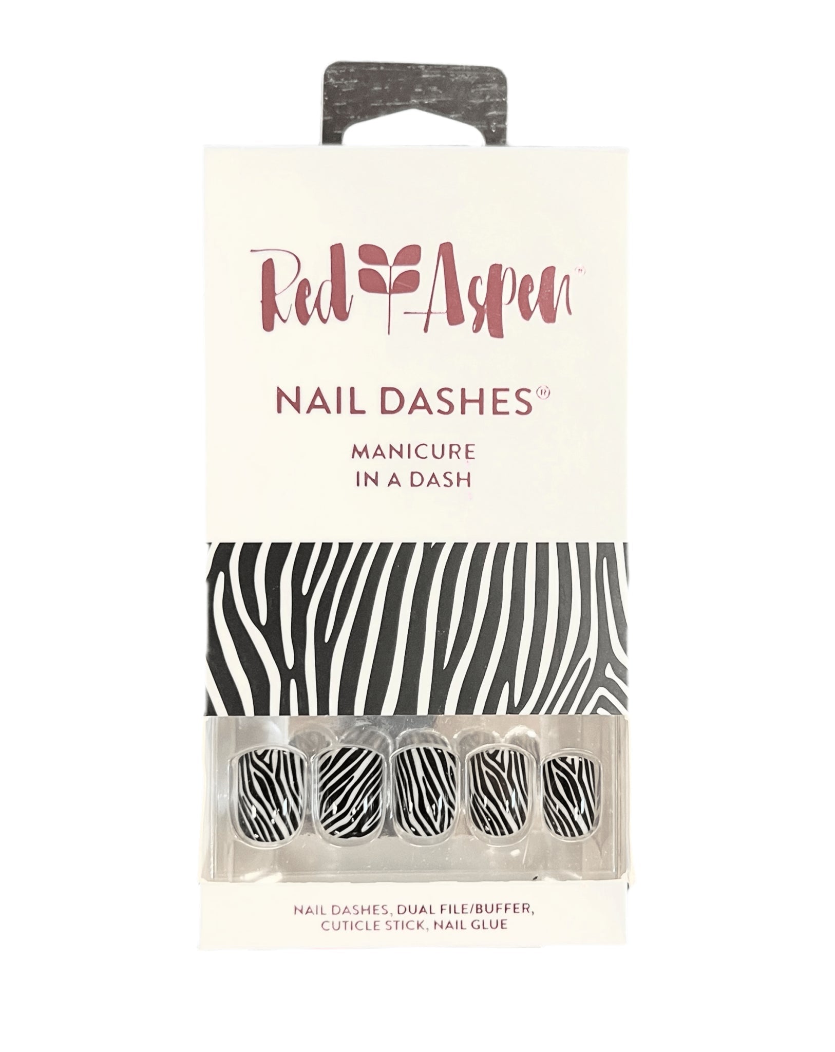 Red Aspen Nail Dashes – Stripes on Stripes (Zena)