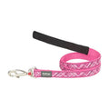 Reddingo Flanno Patterned Pink Dog Leash Small 15mm x 1.2m