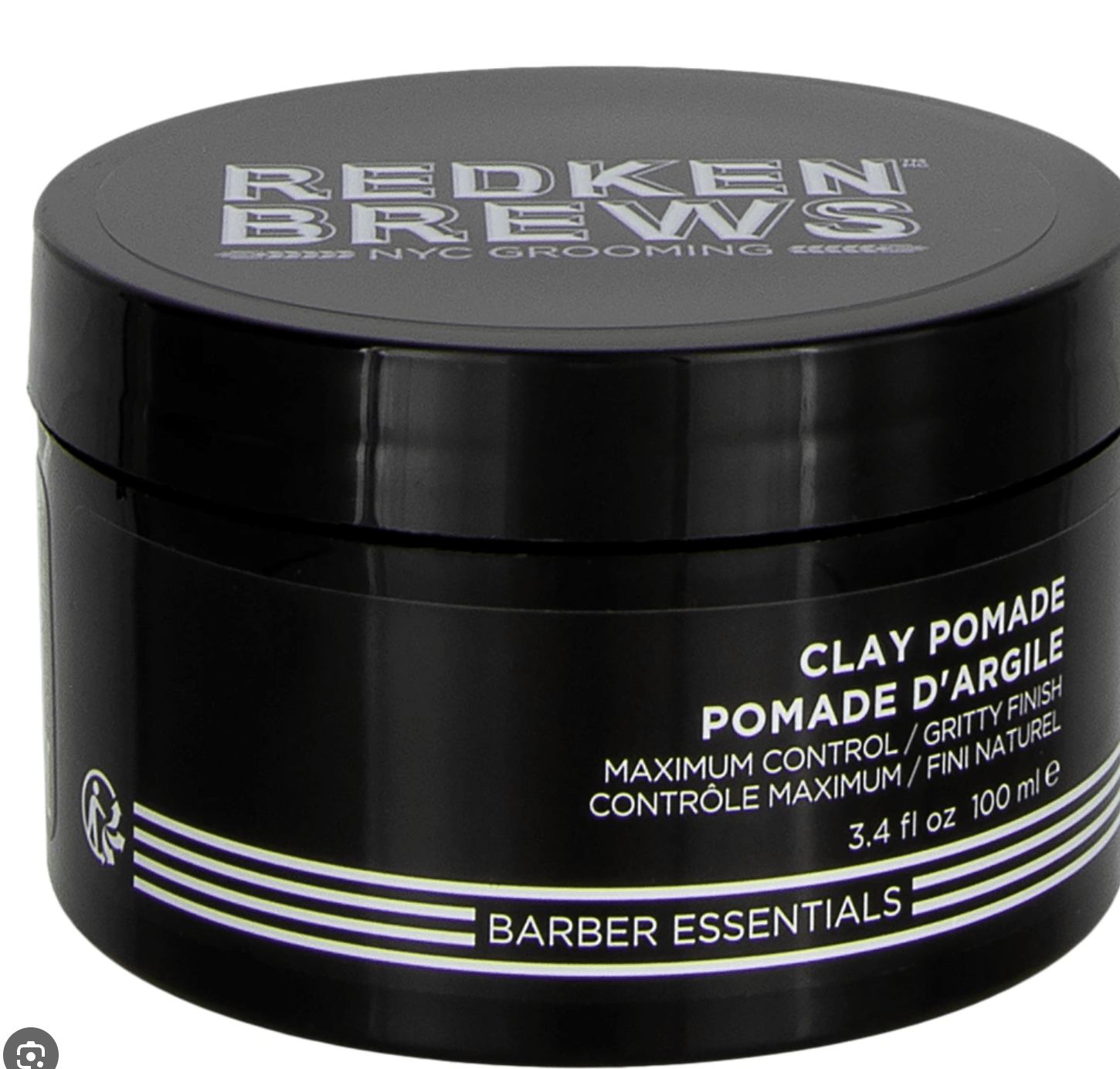 Redken Brews Clay Pomade for Men, High Hold, for Fine and Medium Hair