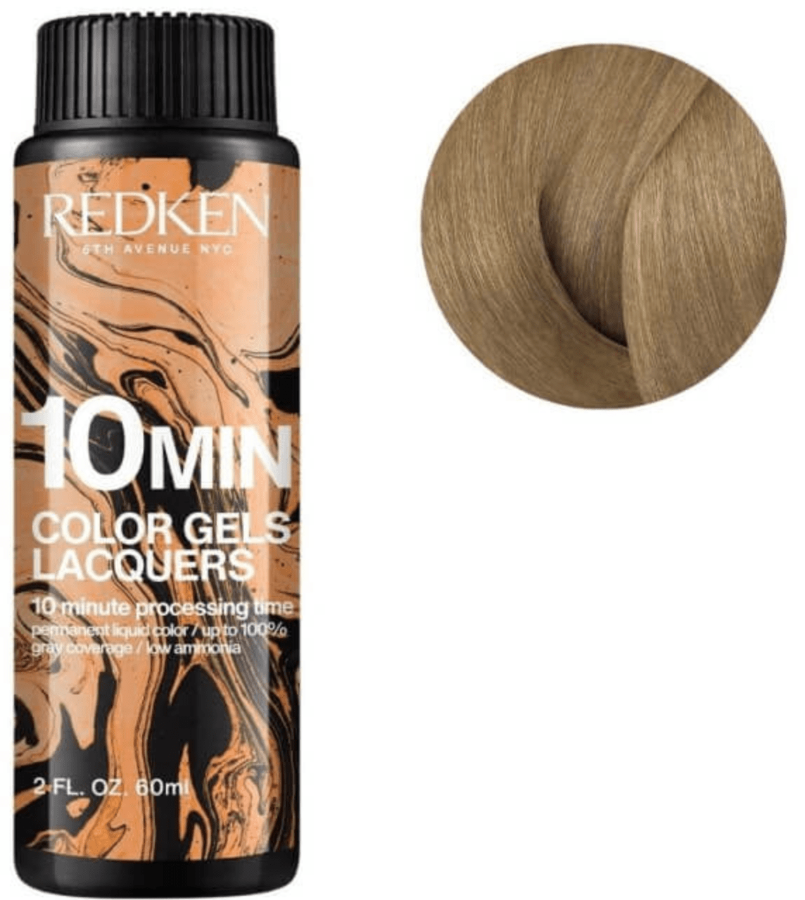 Redken Color Gels Permanent Conditioner Haircolor 9N, Cafe au Lait