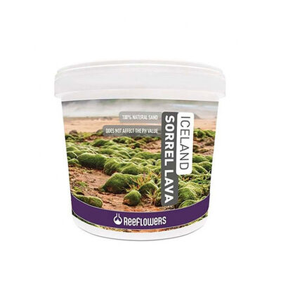 ReeFlowers Iceland Sorrel Lava Aquarium Substrate 1-3mm 15kg