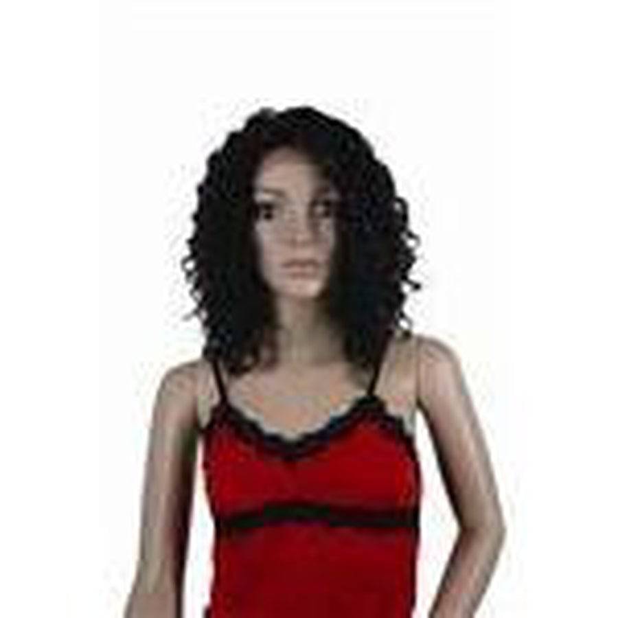 VIP Extensions Remy Human Hair Lace Front Wig 500 Curly 15"