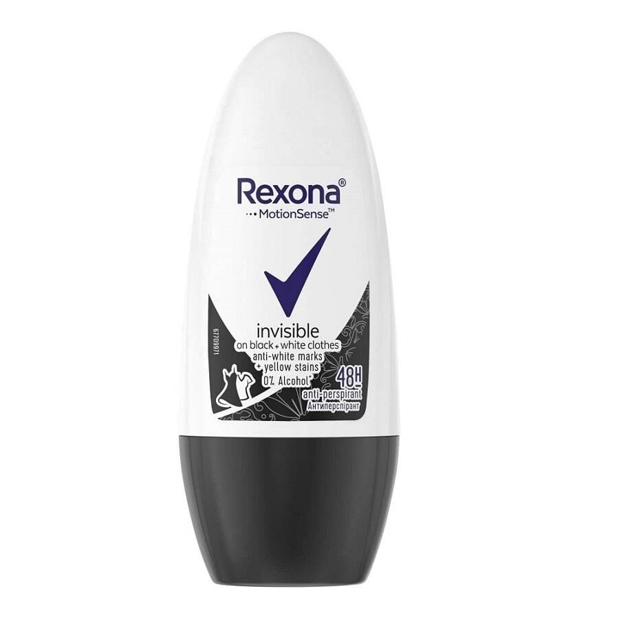 Rexona Invisible Black&White Anti-Stain Roll-On 50 ml