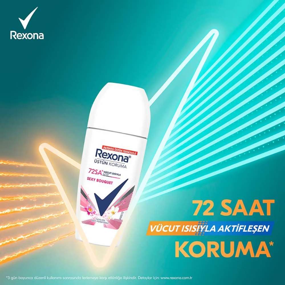 Rexona Sexy Bouquet Roll-On Deodorant with 72H Protection 50 ml