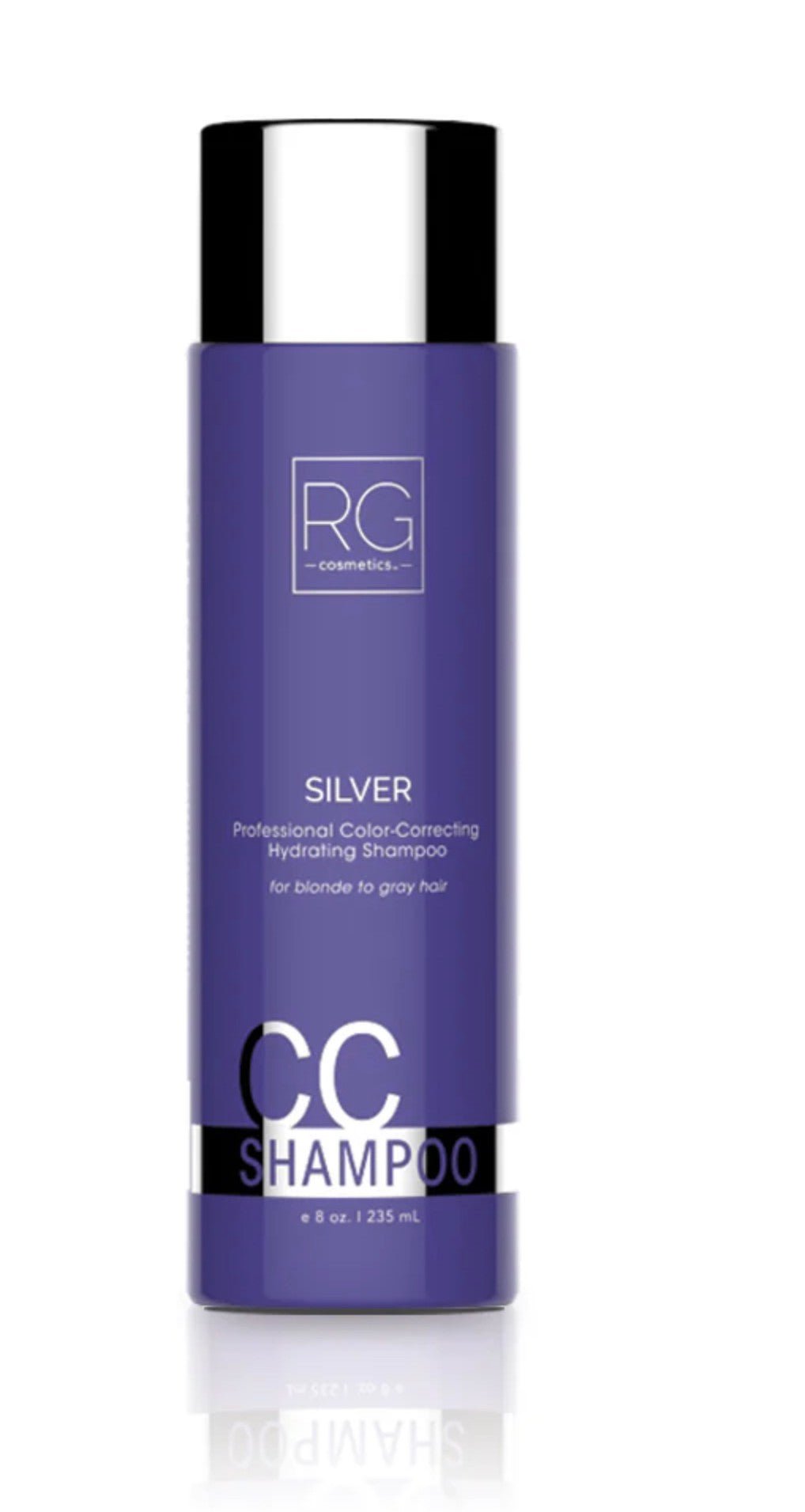 RG Cosmetics Silver CC Color Correcting Hydrating Shampoo, 8 oz