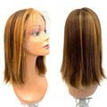 Rio Bob Lace Front Wig Straight 12" Barbie Blonde Hairpiece