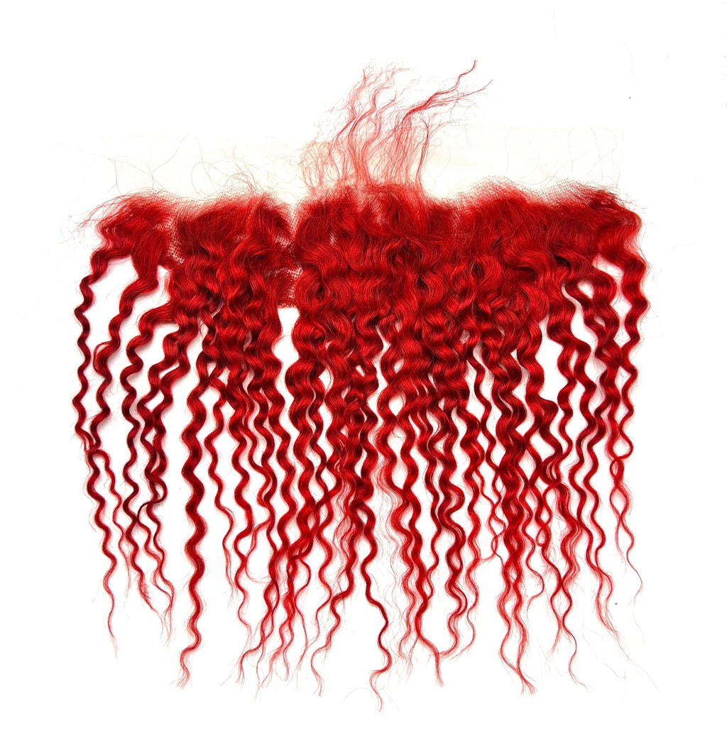 Rio Bohemian 13x4 Frontal Ear to Ear Hairpiece Red
