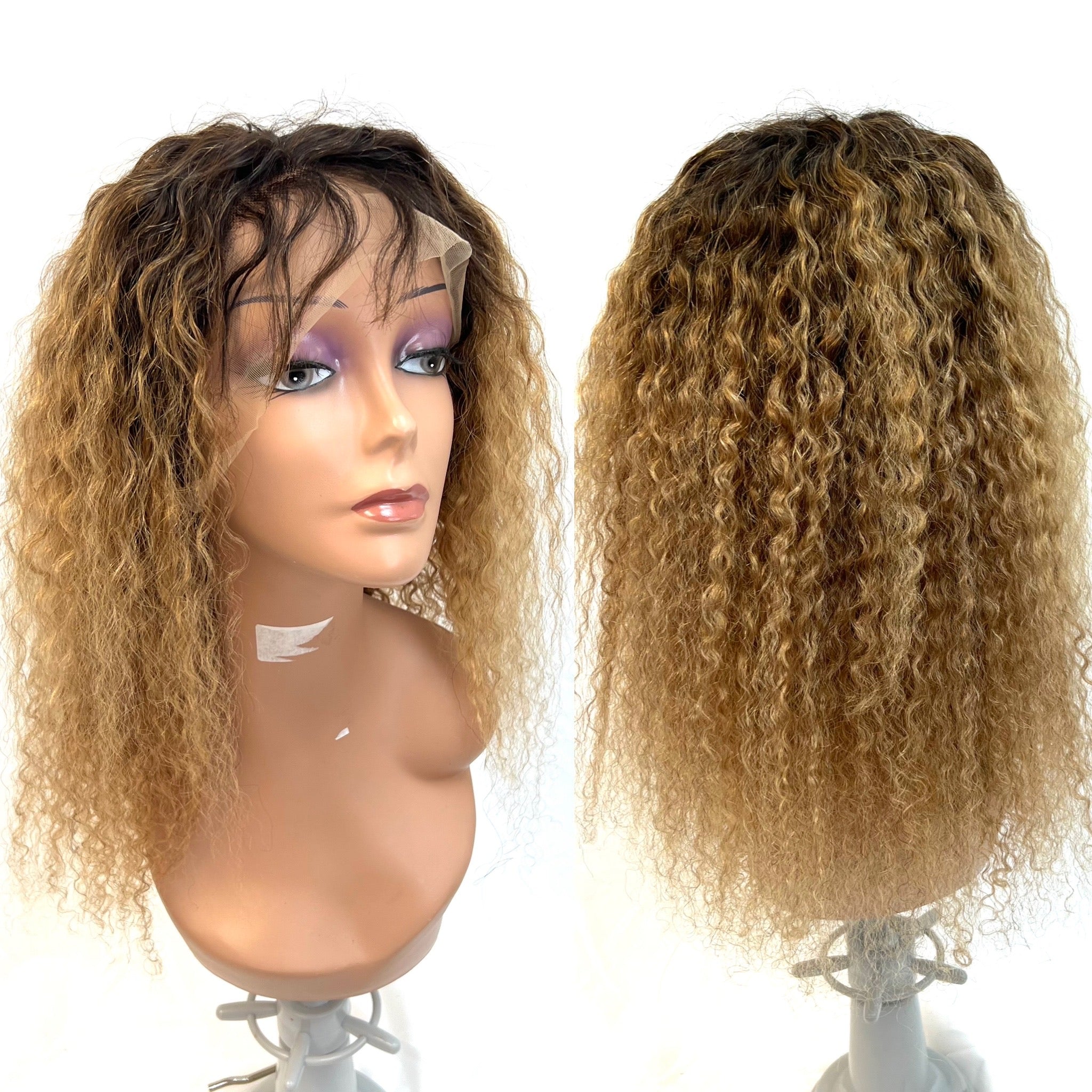 Rio Bohemian Lace Front Wig Gold Hairpiece - Choose Size