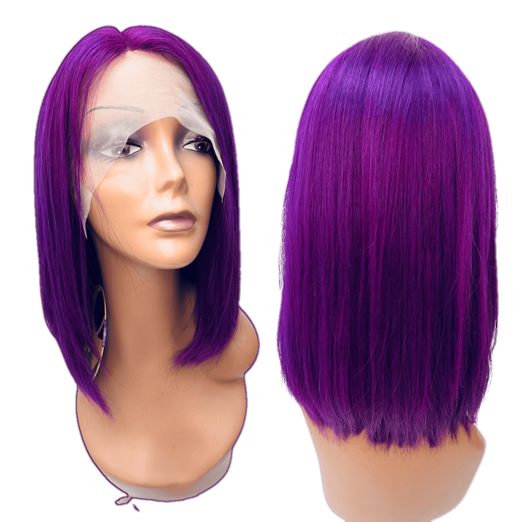 Rio Lace Front U-Part Human Hair Bob Wig, Straight - Choose Size
