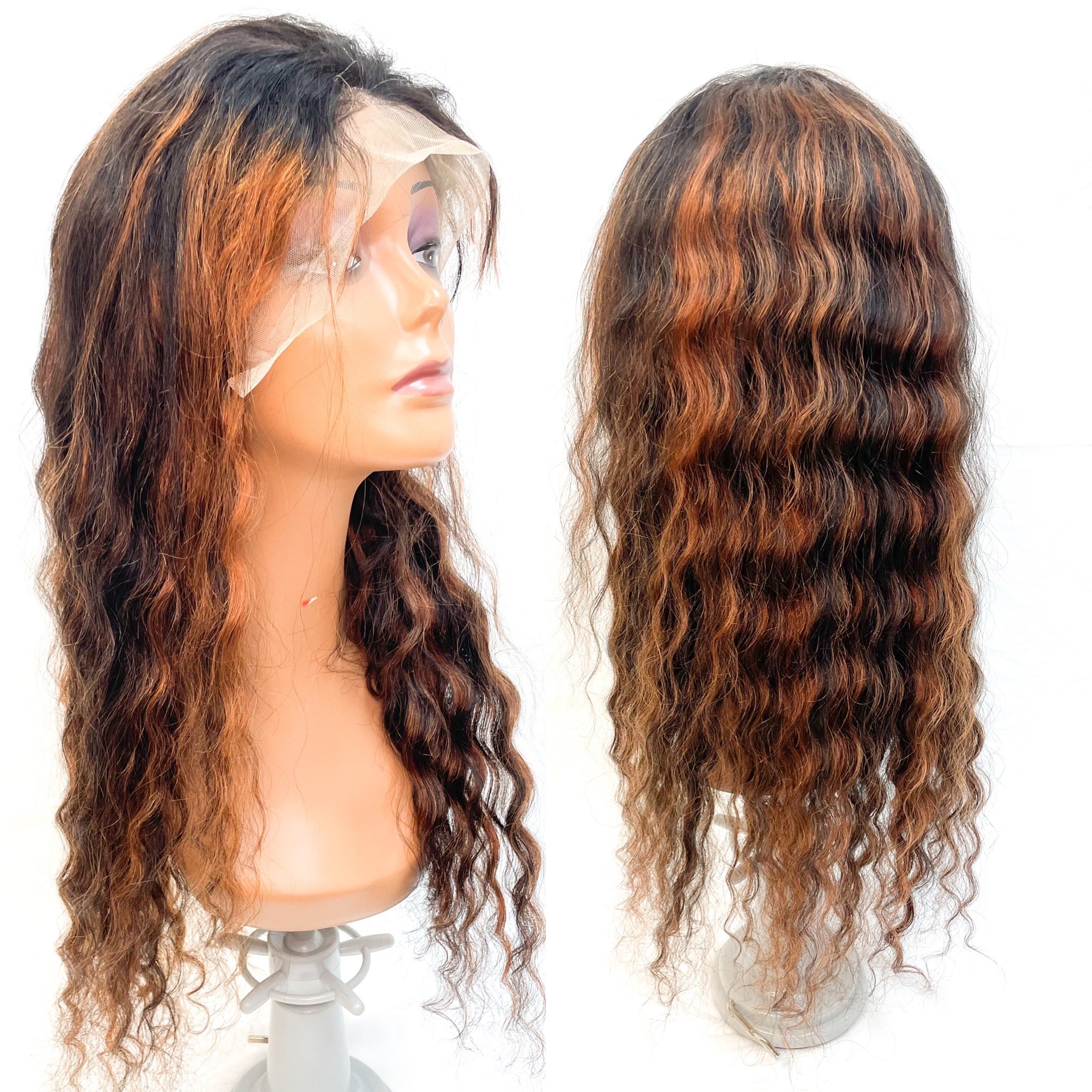 Rio Malaysian Human Hair Lace Front Wig - Choose Size