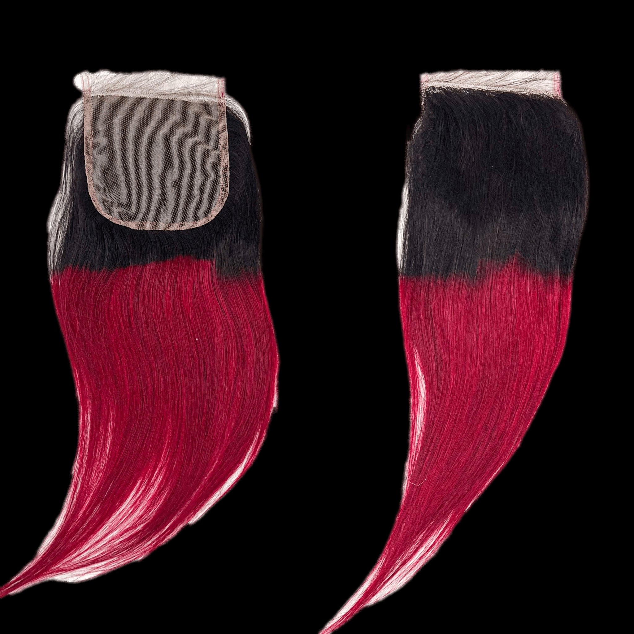 Rio Straight Hair Closure 4x4, Wine