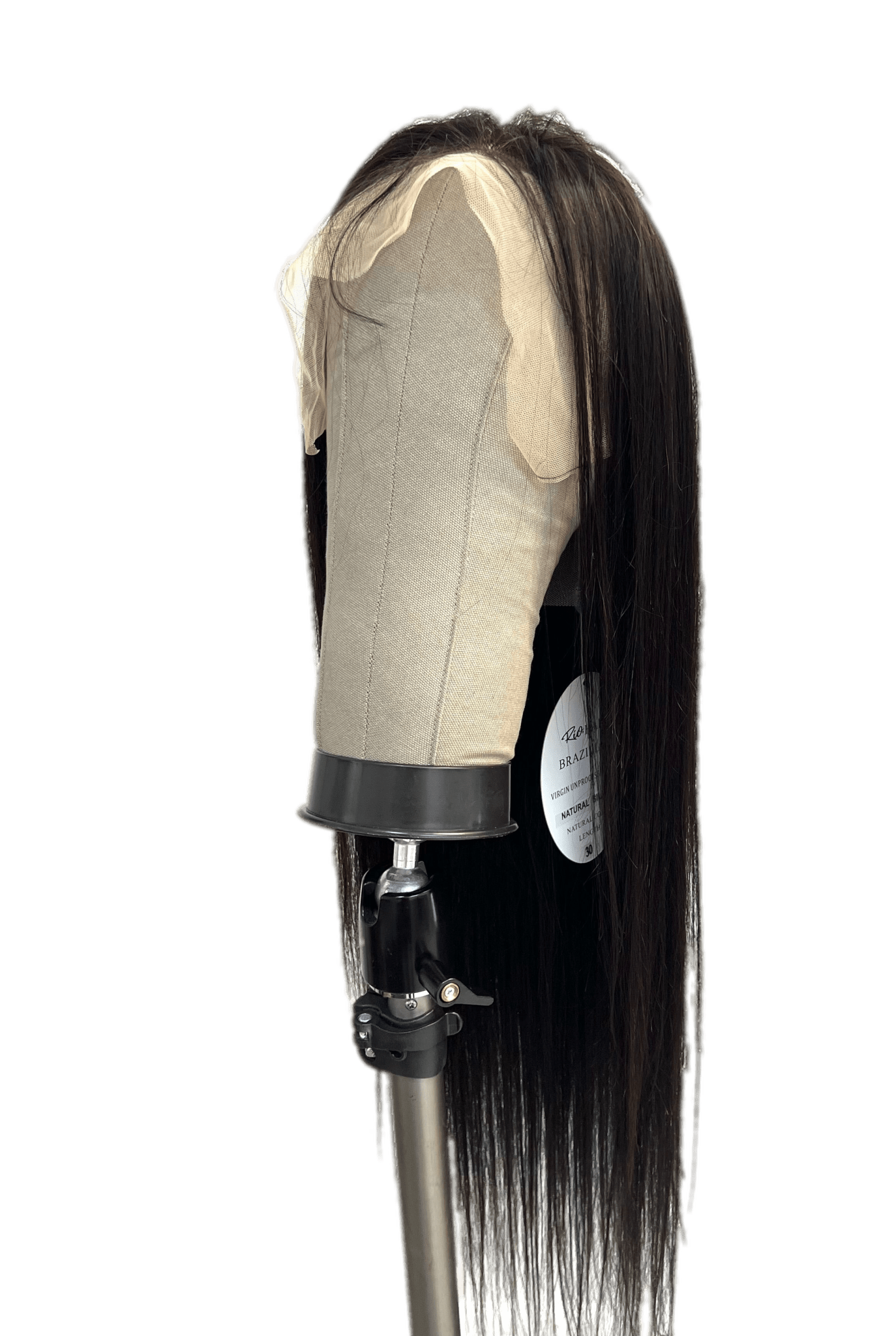 Rio Straight Frontal Wig Human Hair Natural Black