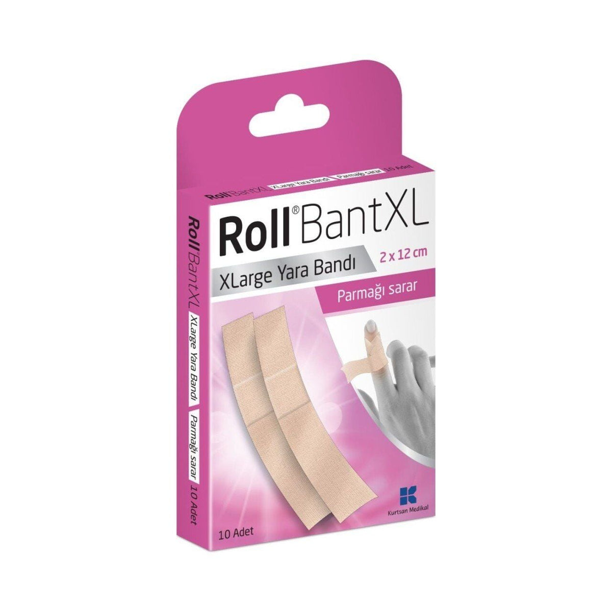 Roll Saglik Xlarge Adhesive Bandages for Finger Protection 2x12cm