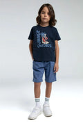 Roly Poly Boys Navy Bermuda Shorts and T-Shirt Set