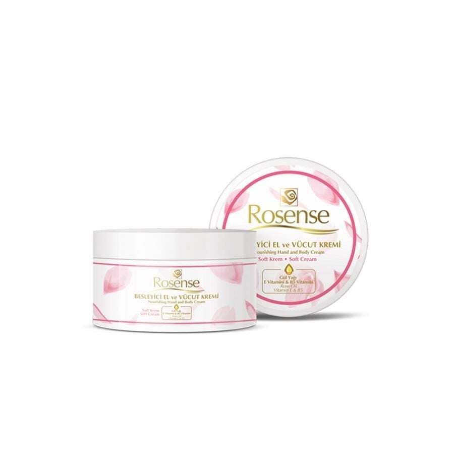 Rosense Nourishing Hand & Body Soft Cream with Rose Oil 250 ml