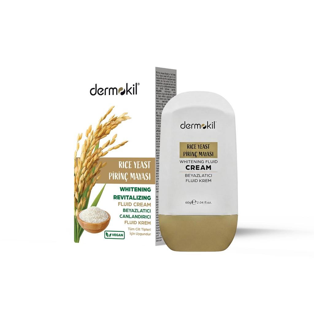 Dermokil Rice Ferment Brightening Fluid Cream for Even Tone 60g