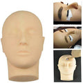 VIP Extensions Rubber Practice Mannequin Head for Eyelashes Makeup & Massage