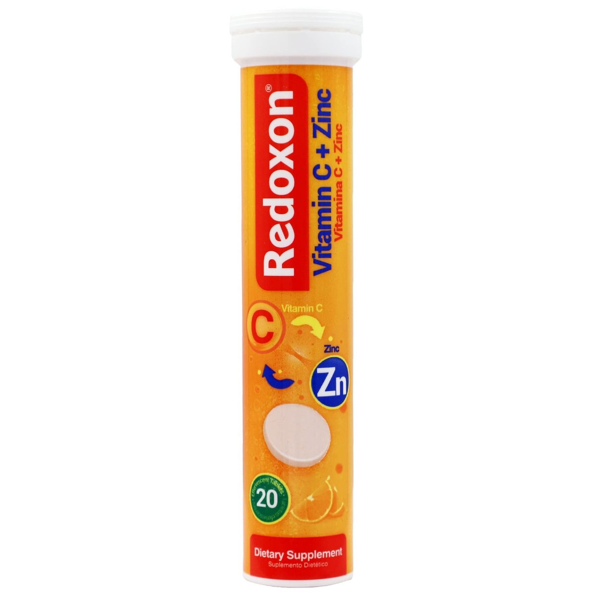 Redoxon Effervescent Vitamin C Tablets, Orange Flavored - 15 tablets  2.89 Oz
