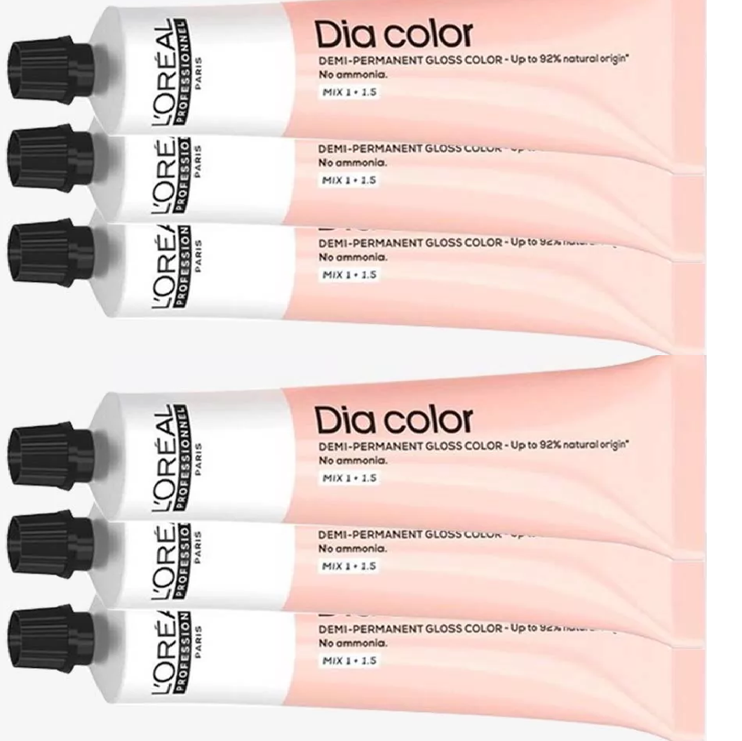 L'Oréal Professionnel Dia Color Ammonia-Free Demi-Permanent Gloss Hair Color 8.1 (8B) Light Ash Blonde 2 oz