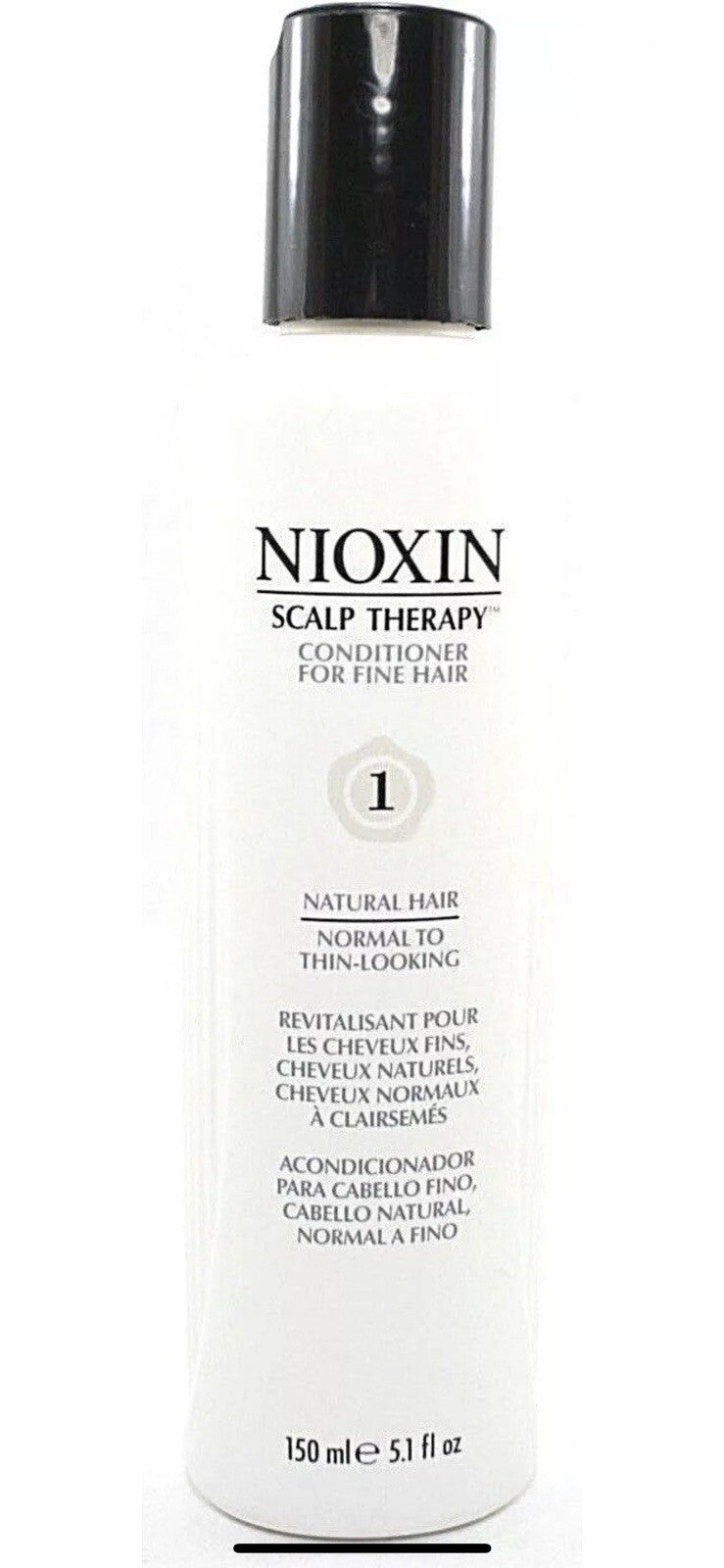 Nioxin System 1 Scalp Therapy for Fine Natural Normal to Thin-Looking Hair, 5.07 oz