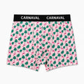 Carnaval Socks Flamingo Print Men's Boxer Briefs Medium 1 Count
