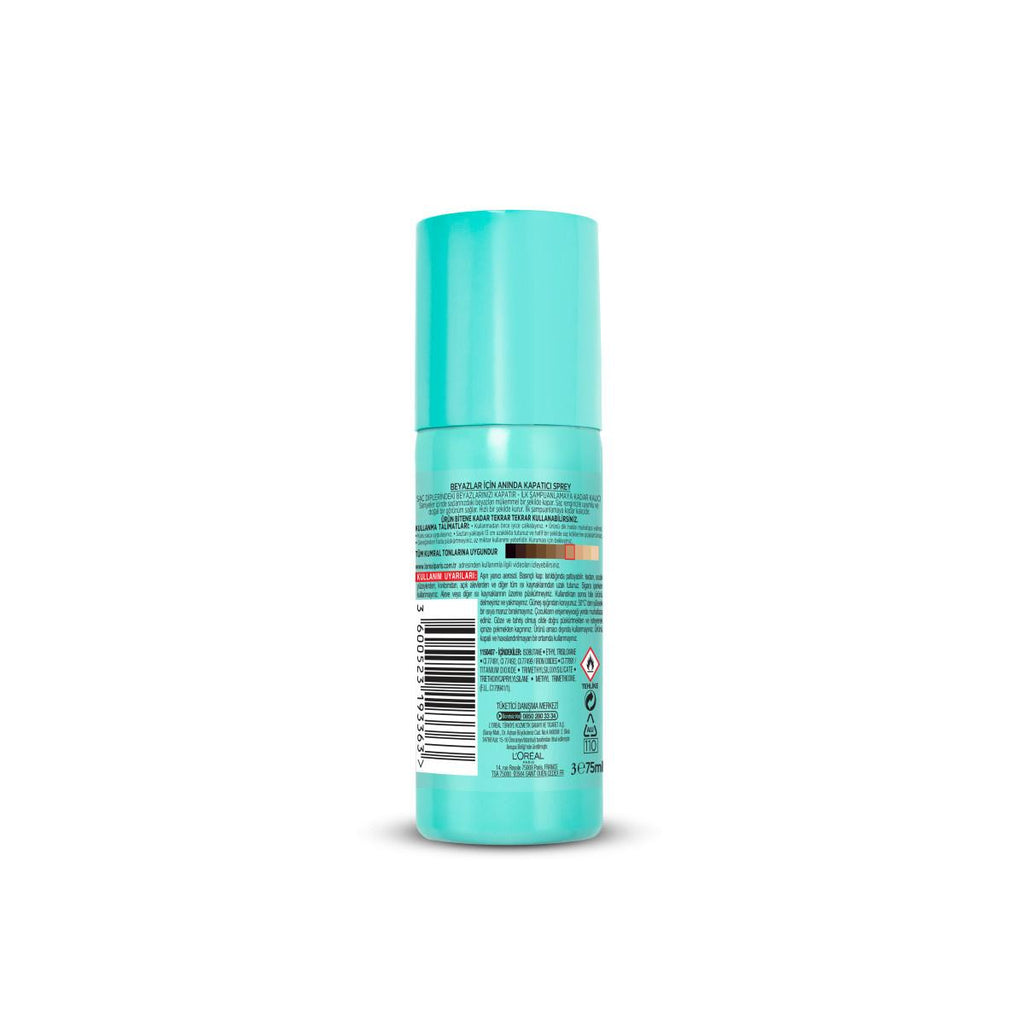 Loreal Paris Hair Touch-up Spray - Instant Gray Root Cover-up for Natural Look