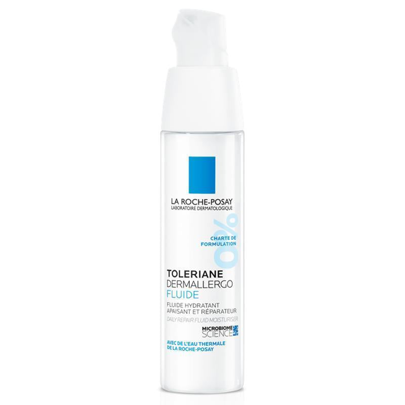 La Roche Posay Toleriane Dermallargo Fluide Nemlendirici Moisturizing Cream - Fragrance-Free, Hypoallergenic, 1.35 fl oz