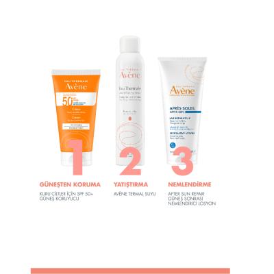 Avene SPF 50+ Sunscreen Cream for Sensitive Skin - Moisturizing, Hypoallergenic, Broad-Spectrum Protection