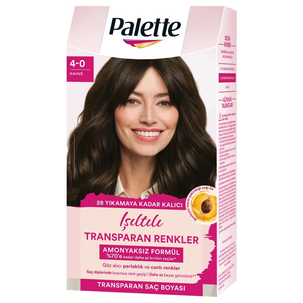 Palette Glossy Transparent Hair Color 4-0 Brown 50ml