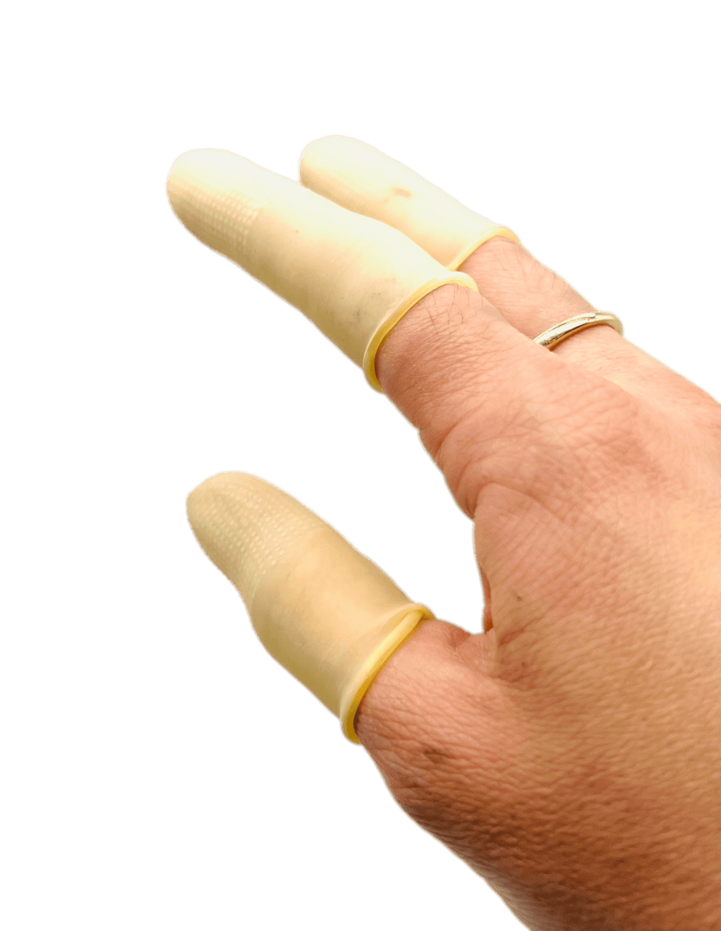 Safety Latex Finger Protector Shields, 50 Pieces