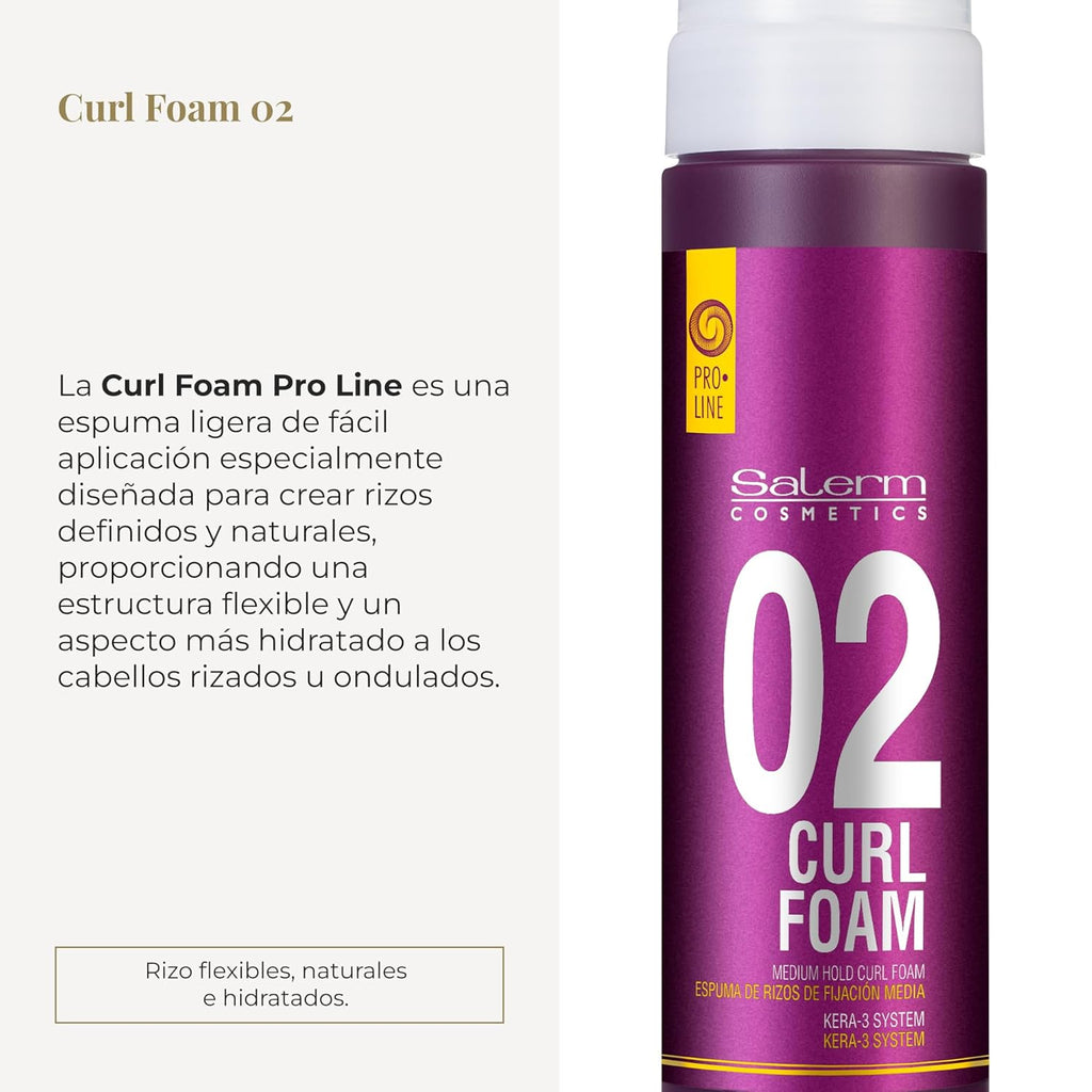 SALERM - Curly Hair Foam 6.8 oz