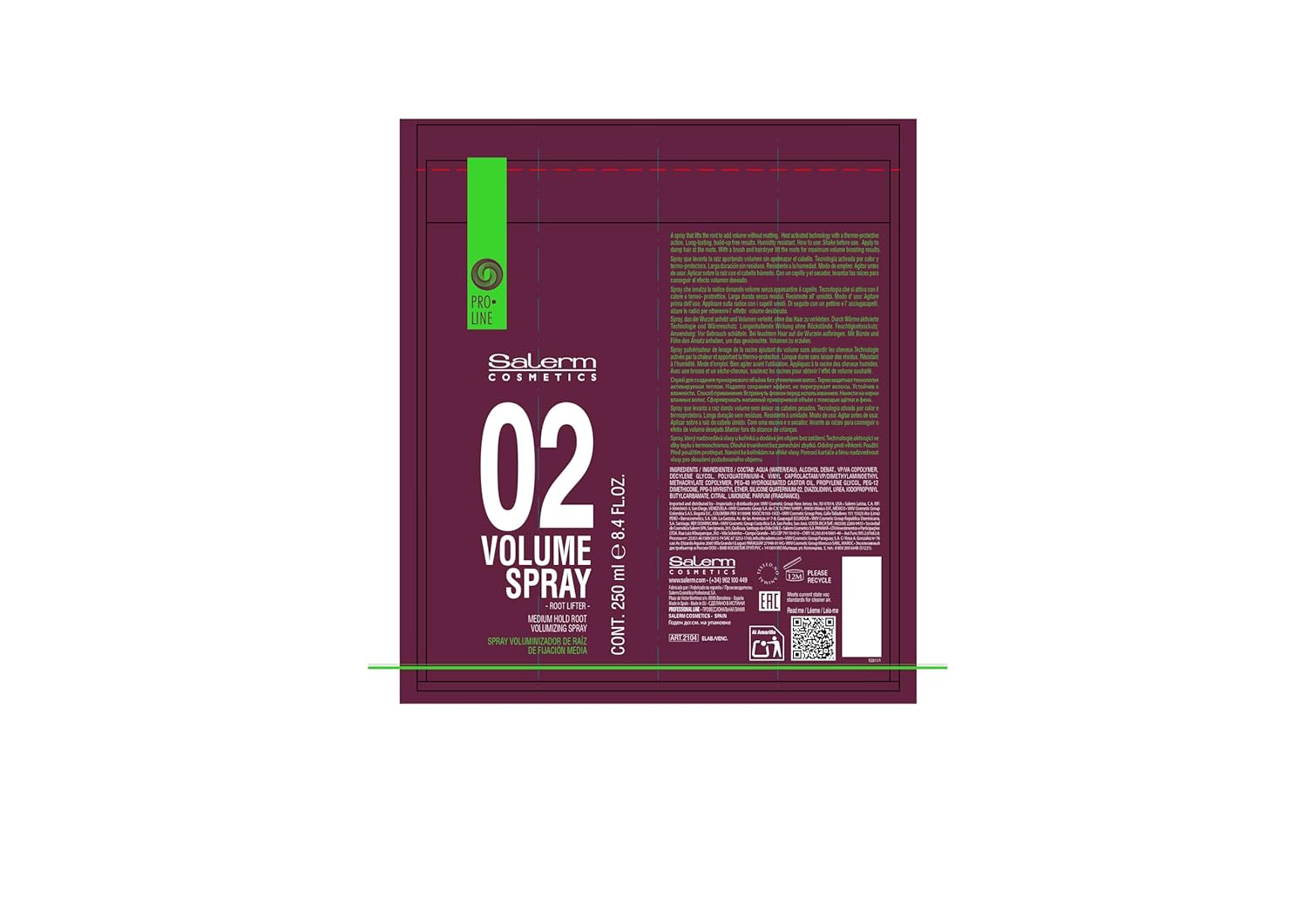 SALERM - Volumizing Hair Spray 8.4 oz