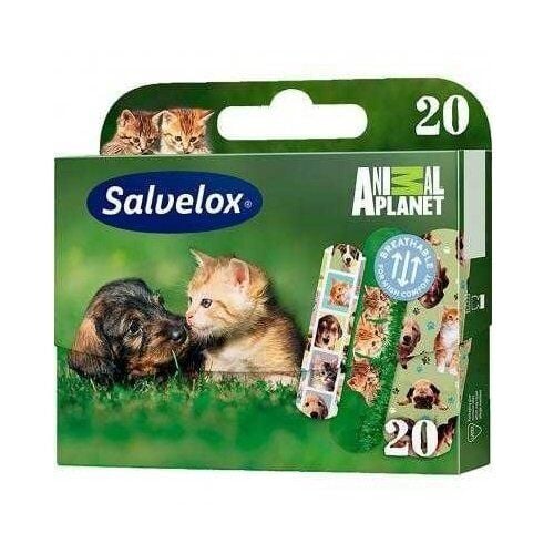 Salvelox Animal Planet Kids Bandages with Animal Designs 20 ct