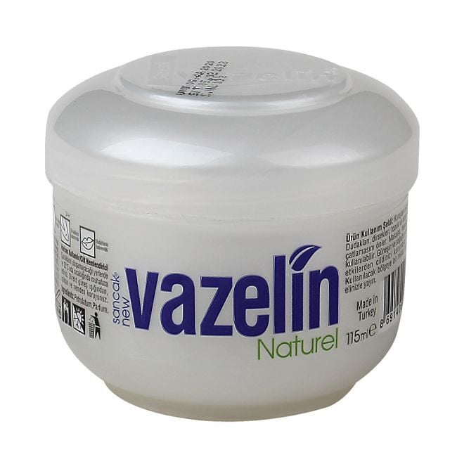 Sancak New Vazelin Natural White Petroleum Jelly 115ml