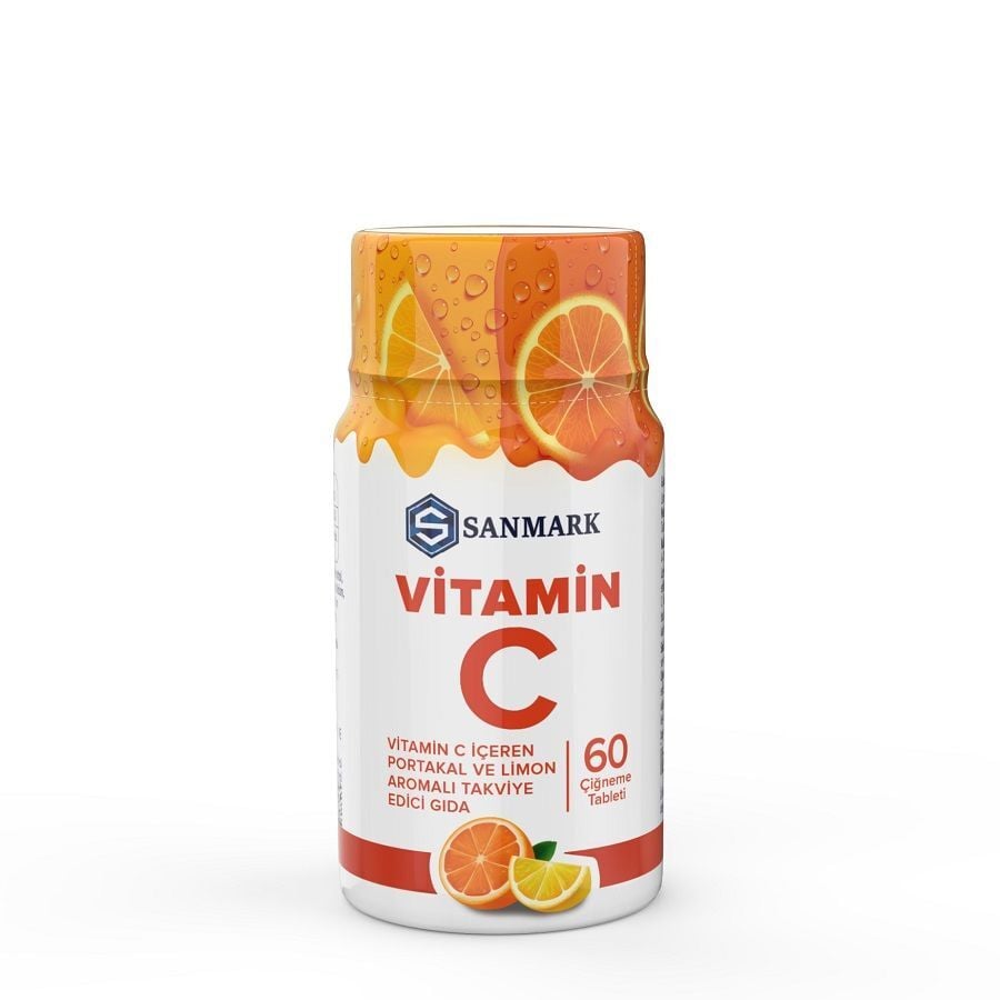 Sanmark Vitamin C Dietary Supplement for Daily Support 60 Tablets