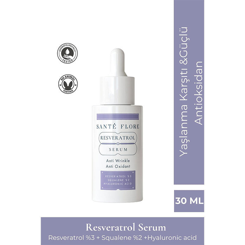 Sante Flore Resveratrol Serum Age-Defying Antioxidant 30 ml