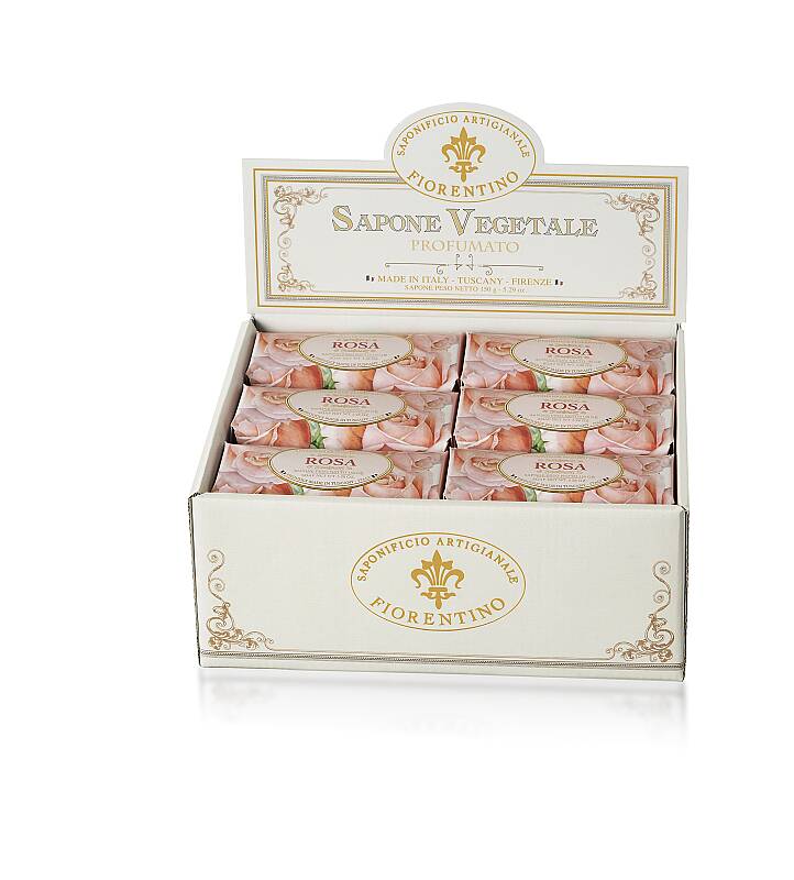 Saponificio Artigianale Fiorentino Rose Scented Soap 150g