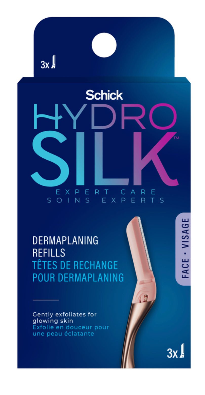 Schick Hydro Silk Dermaplaning Wand Refills, 3 ct