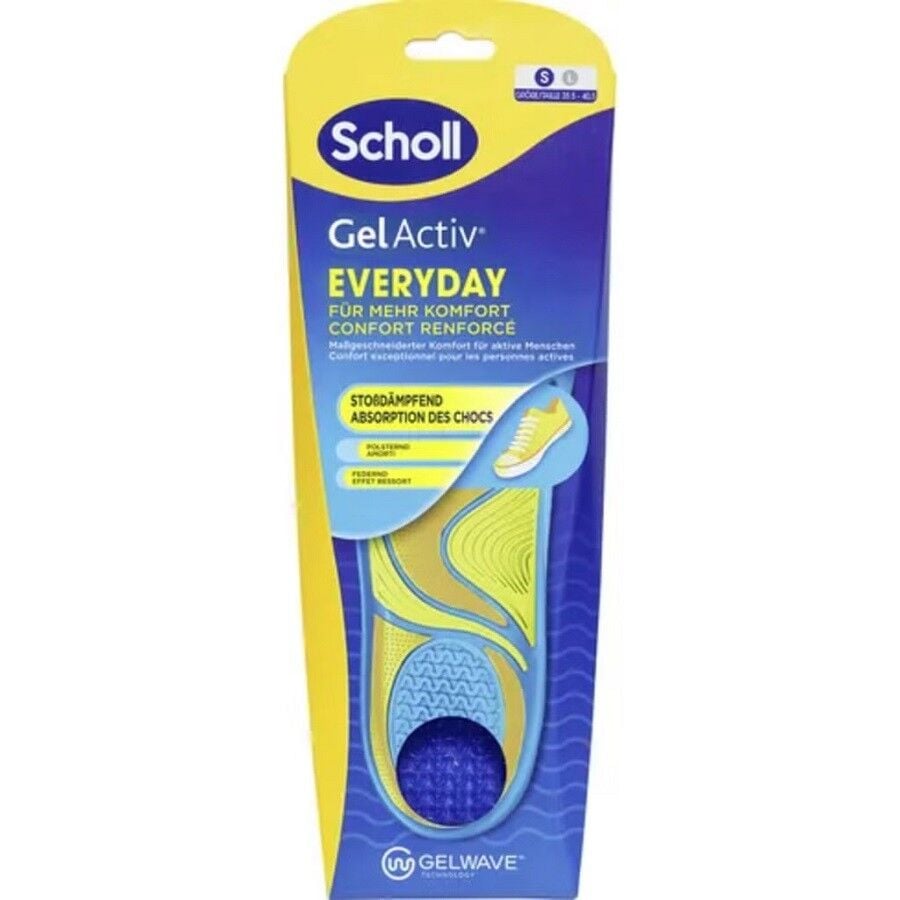 Scholl GelActiv Everyday Insoles for Shock Absorption Size L